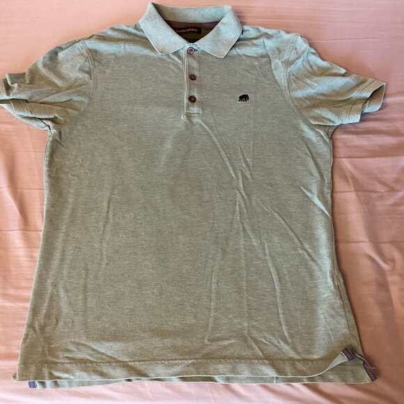 Banana Republic Solid Pique Polo Teal Ocean Polo Shirt Gently Used - Small - Picture 5 of 10